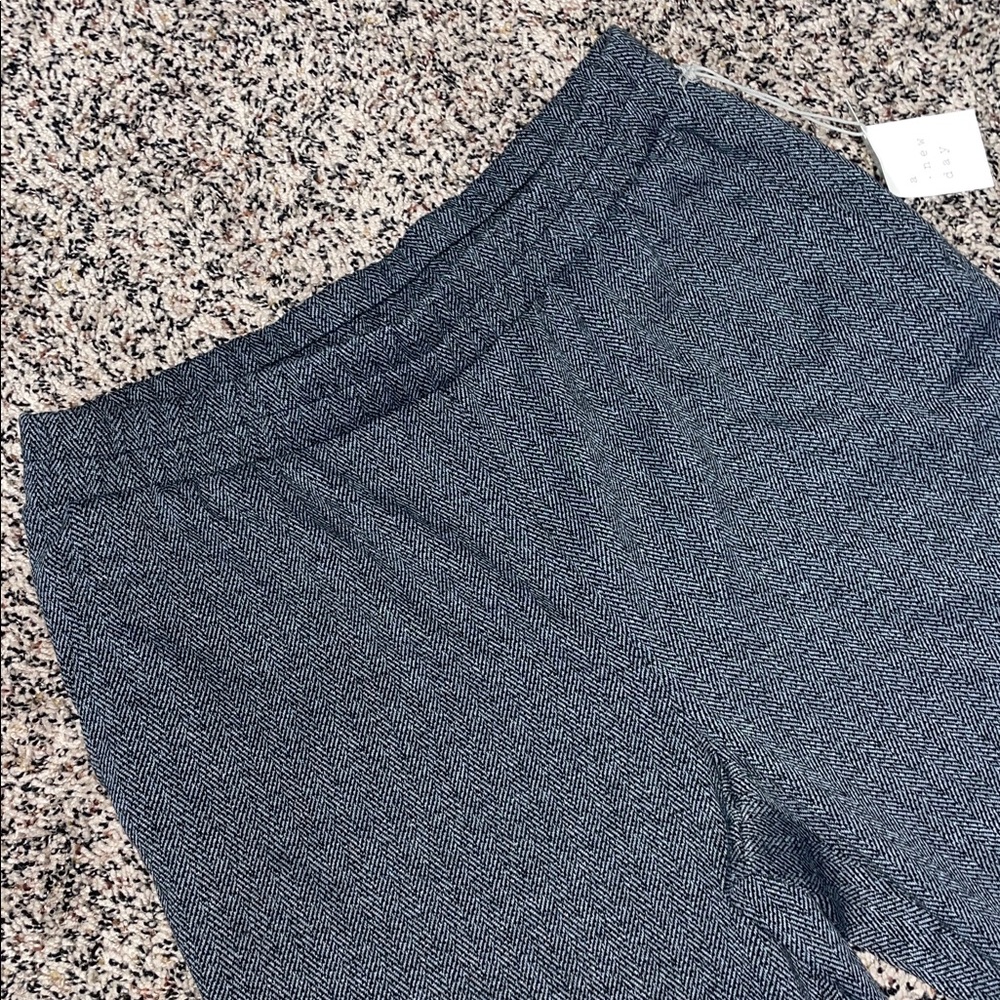 a new day Woman’s Gray Pull On Ankle Trousers With Pockets Size M | NWT - Picture 2 of 8